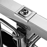 SOGA 2X Gastronorm Trolley 16 Tier Stainless Steel Bakery Trolley Suits GN 1/1 Pans GASTRONORMRACKINGTROLLEY305X2