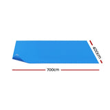 Aqua Buddy Pool Cover 600 Micron 7x4m Swimming Pool Solar Blanket Blue PC-70X40-L-BL