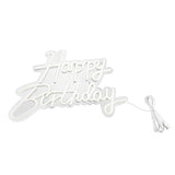 Happy Birthday Neon Sign for Backdrop Acrylic USB Powered LED Neon Sign Light for Birthday Party V1294-YM0901-3115240030811