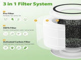 240 HEPA Replacement Filter Compatible Puro 240 Air Purifier, 3 in 1 Grade Filtration HEPA 14 V1258-DP02-C-638