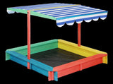 Bopeep Kids Wooden Sandbox 120X120CM KD1154
