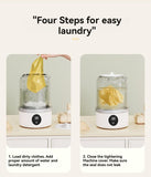 Portable Washing Machine Travel Washing Machine USB Rechargeable Washing - Blue - Size 1689 V1106-DSZ-XXX-NNN-BLU-1689