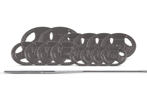 CORTEX 65kg Tri-Grip Standard Barbell Weight Set 25mm V420-CSST-WPSTGSET-F