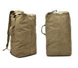 Large Capacity Travel Climbing Bag Tactical Military Duffel Bag Top Load Double Strap Canvas V1366-AZ2-W-07979