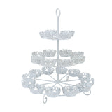 Cupcake Stand for 24 Cupcakes 3 Tier Pastry Serving Display Stand Iron Dessert Carrier Display V1294-YM3118220247811-0421