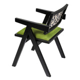 Levede Dining Chair Retro Backrest Chair x8 CH1142-1-BKX8