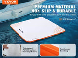 Inflatable Floating Dock, 10 x 10FT Inflatable Dock Platform, Non-Slip Water Floating Dock Mat with V952-CQFT10X6FTBJGZ8S7V0