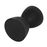 Modern Hourglass Shaped Stool Round End Table Stool for Shoe Changing Home Use 43x30cm Black V1294-YM0901-3116240003612
