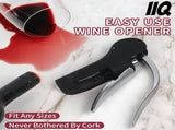 Goose-Style Rapid Wine Opener Set 20 x 13 cm Heavy-Duty Lever Corkscrew with Foil Cutter, Pourer, V1107-CS-EXHJKPQ