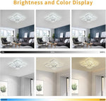 Modern LED Ceiling Light Dimmable with Remote Control V178-21281