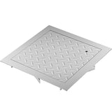 Recessed Manhole Cover 11.8"x11.8" Clear Opening, Galvanized Steel Drain Cover Overall Size V952-GB30X300000000001V0