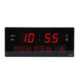 LED Wall Decorative Black Frame Elegant Style Hanging Holes Digital Display Electric Desk V1294-YM0715-3115220045113