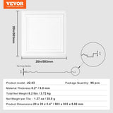Ceiling Tiles 96-Pack 20 x 20 in Polystyrene Easy Installation Glue-up V952-THBZPSB96J507BX42V0