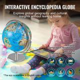 VEVOR Educational Globe for Kids, 254 mm, Interactive AR World Globe with AR Golden Globe APP LED V952-DQYHDLAPP10YFSL76V9