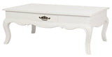 French Provincial 2 Drawer Coffee Table - White V199-CT002FPWH