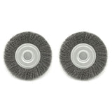 2Pcs 6Inch Wire Wheel for Bench Grinder-Wire Brush for Grinder, Efficient Clean Rust From Assorted V1369-AZ3-W-12896