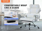 Reclining Office Chair with Footrest, Heavy Duty PU Leather Wide Office Chair, Big and Tall V952-LBYZXKPGDJT0U1Z5NV0