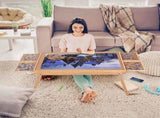 1500 Piece Wooden Jigsaw Puzzle Table 67x87cm Puzzle Board with Folding Legs V63-844471