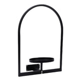 Wall Plant Holder Sturdy Iron Decorative Picture Frame Wall Flower Pot Stand for Indoor Outdoor V1294-YM0901-3111250201011