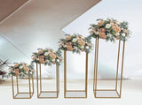 Gold Metal Flower Stand V63-920771