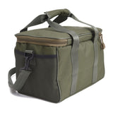 Fishing Tackle Bag with Adjustable Strap and Double Zipper Green V1192-AZ-W-25601