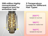 Wireless Heated Volume Brush 2-in-1 Ionic Straightening & Curling Comb Wide Pitch Heater for V1268-MZ00090