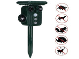 Ultrasonic Animal Repellent Solar Powered Mouse Snake Repeller for Outdoor Farm 3.7V/250MA V1294-YM0718-3111200299611