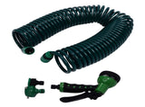 Coil Garden Water Hose 15m/49.2ft EVA 7 Modes Garden Telescopic Spring Tube for Watering Plants V1294-YM0523-3111220080211