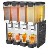VEVOR Commercial Beverage Dispenser 10L x 4 Tanks Cold Juice Ice Drink Dispenser V952-SYYLJJBSJXS1VGEIJV3