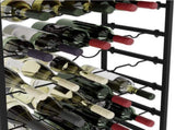 CARLA HOME 6-Tier Freestanding Wine Rack for 30 Bottles with Wood Countertop and Sturdy Metal Frame LSB-36091