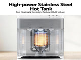 Devanti 3 Taps Water Cooler Dispenser Bottom Loading Dispenser Chiller Filter Purifier WD-617-3T-WH