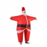 Inflatable Christmas Santa Claus Suit, Funny Blow Up Christmas Costumes Suit, Unisex Adult Fancy V1370-AZ4-04587