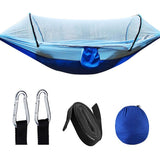 Camping Hammock with 210T Nylon Taffeta Net, Automatic Quick Open Hammock Tent for Outdoor, Light V1237-ZY-715-114