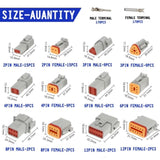 1700PCS Deutsch DT Connector DEUTSCH DT CONNECTOR PLUG KIT AU STOCK Connector V201-EBA1200BL8AU