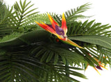 Artificial Hanging Plant Arrangement With Tropical Flowers in a Rectangular Arrangement 100cm x 30cm V637-DP1227403