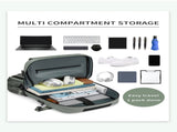 4-in-1 Convertible Travel Backpack & Briefcase - Large Capacity, 16" Laptop Compartment, USB V888-ELOSUNG37085