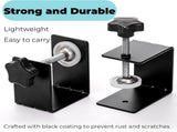 6 Pack C Clamps, 2 Inch Drawer Front Installation Clamp, Heavy Duty Cold Rolled Steel Desk Fixing V1259-DP01-A-989
