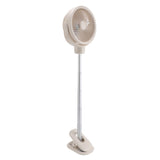 Oscillating Desk Clip On Fan Telescopic 4 Speeds Quiet USB Rechargeable Portable Small Stand Fan V1294-YM0901-3113240113511