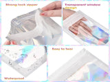 120pcs Mylar Bags for Food Storage120pcs Holographic Packaging Bags V1258-DP02-C-715