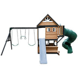 Lifespan Kids Claremont Swing Set & Play Centre with 2.2m Slide V572-LKPC-CLARE-PB