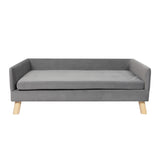 PaWz Pet Sofa Bed Dog Warm Soft Lounge Grey PT1149-L-GY