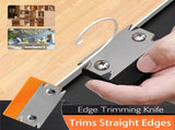 Woodworking Edge Banding Trimmer with Reversible Stainless Steel Blade for MDF Laminate Plywood PVC V1341-ZY-7U49ARZY-B1