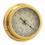 4 Pcs Boat Barometer Clock Thermometer Hygrometer Weather Station Set Wall Mounting Type Brass for V1370-AZ4-07790