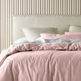 Bianca Acacia Blush Vintage Washed Cotton Quilt Cover Set Queen V442-BCA-QUILTCS-ACACIA-BLUSH-QS