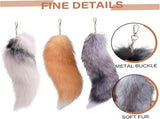 3 Pcs Therian Tail, 15.8 Inch Long Therian Fox Tail with Clasp, Halloween Soft Fluffy Fox Tail V1259-DP01-A-4022