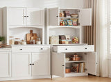 Artiss 2x Buffet Sideboard Hutch Pantry Cabinet Kitchen Storage BEINI White FUR-W-SIDE180-01-WH-ABX2