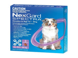 NexGard Spectra Dogs 15.1-30kg 3pk NEXGARD-WNGSL3