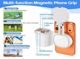 Magnetic Phone Camera Grip, Fun Shot Magnetic Camera Grip & Selfie Light for iPhone & Android with V1107-CS-VOBDWJES25