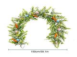 Simulation Egg Rattan Garland Artificial Easter Eggs Flower Garland Home Greenery Decor V1294-YM0706-231027HL03-1