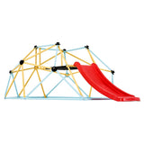 Climbing Dome, 8FT Geometric Dome Climber with Slide, for Kids 3 to 9 Years Old, Jungle Gym Supports V952-JHPDYX10FTHT5WB8CV0